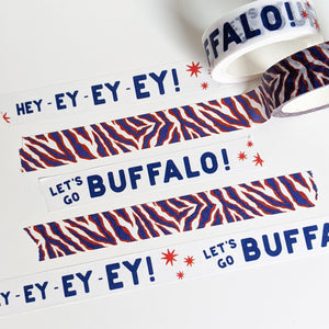 Let's Go Buffalo & Buffalo Stripe Washi Tape