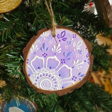 Holiday Ornaments - Henna Flowers