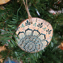 Holiday Ornaments - Henna Flowers