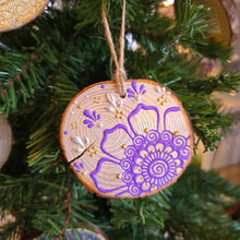 Holiday Ornaments - Henna Flowers