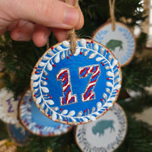 Holiday Ornaments - Red & Blue Buffalo