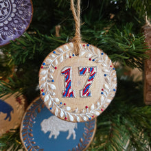 Holiday Ornaments - Red & Blue Buffalo