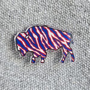 Acrylic Buffalo Pin