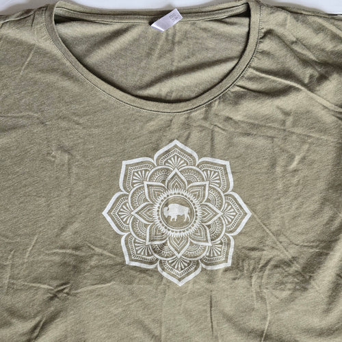 Olive Mandala Dolman Tee (size 2XL)