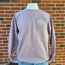 Floral Peace Sign Dusty Purple Sweatshirt