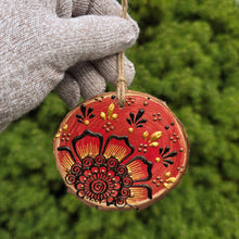 Holiday Ornaments - Henna Flowers