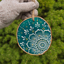 Holiday Ornaments - Henna Flowers