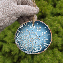 Holiday Ornaments - Henna Flowers