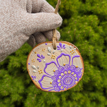 Holiday Ornaments - Henna Flowers