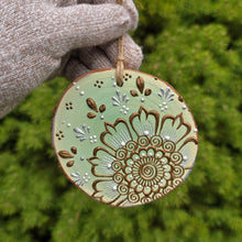 Holiday Ornaments - Henna Flowers