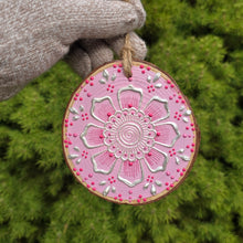 Holiday Ornaments - Henna Flowers