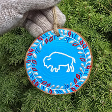 Holiday Ornaments - Red & Blue Buffalo