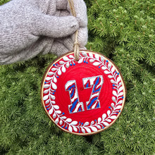 Holiday Ornaments - Red & Blue Buffalo