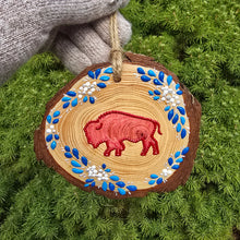 Holiday Ornaments - Red & Blue Buffalo