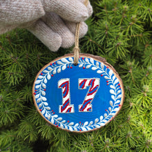 Holiday Ornaments - Red & Blue Buffalo