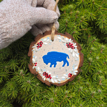 Holiday Ornaments - Red & Blue Buffalo