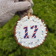 Holiday Ornaments - Red & Blue Buffalo