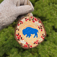 Holiday Ornaments - Red & Blue Buffalo
