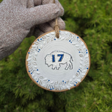 Holiday Ornaments - Red & Blue Buffalo