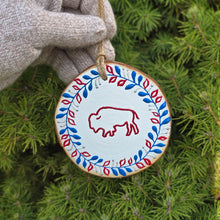 Holiday Ornaments - Red & Blue Buffalo