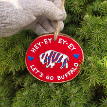 Holiday Ornaments - Red & Blue Buffalo