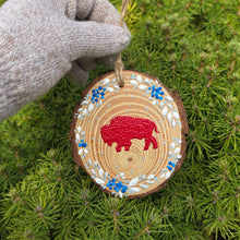 Holiday Ornaments - Red & Blue Buffalo