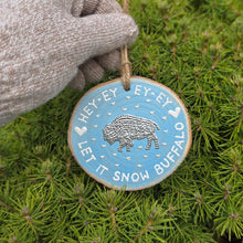 Holiday Ornaments - Red & Blue Buffalo