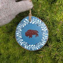 Holiday Ornaments - Red & Blue Buffalo