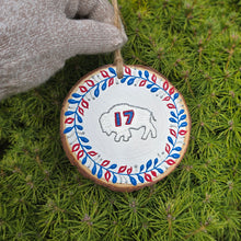 Holiday Ornaments - Red & Blue Buffalo