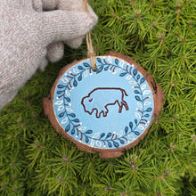 Holiday Ornaments - Red & Blue Buffalo