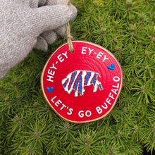 Holiday Ornaments - Red & Blue Buffalo