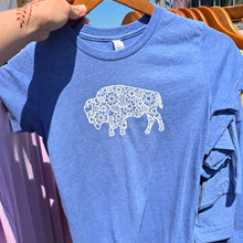 Buffalo Floral Blue Tee - Kids