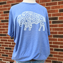 Buffalo Floral Blue Tee