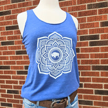 Buffalo Mandala Tank Top - Blue
