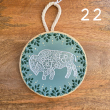 Mini Paintings - Buffalo & Butterflies