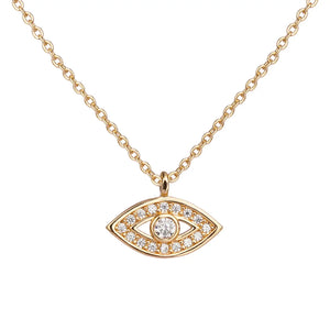 Eye Rhinestone Necklace