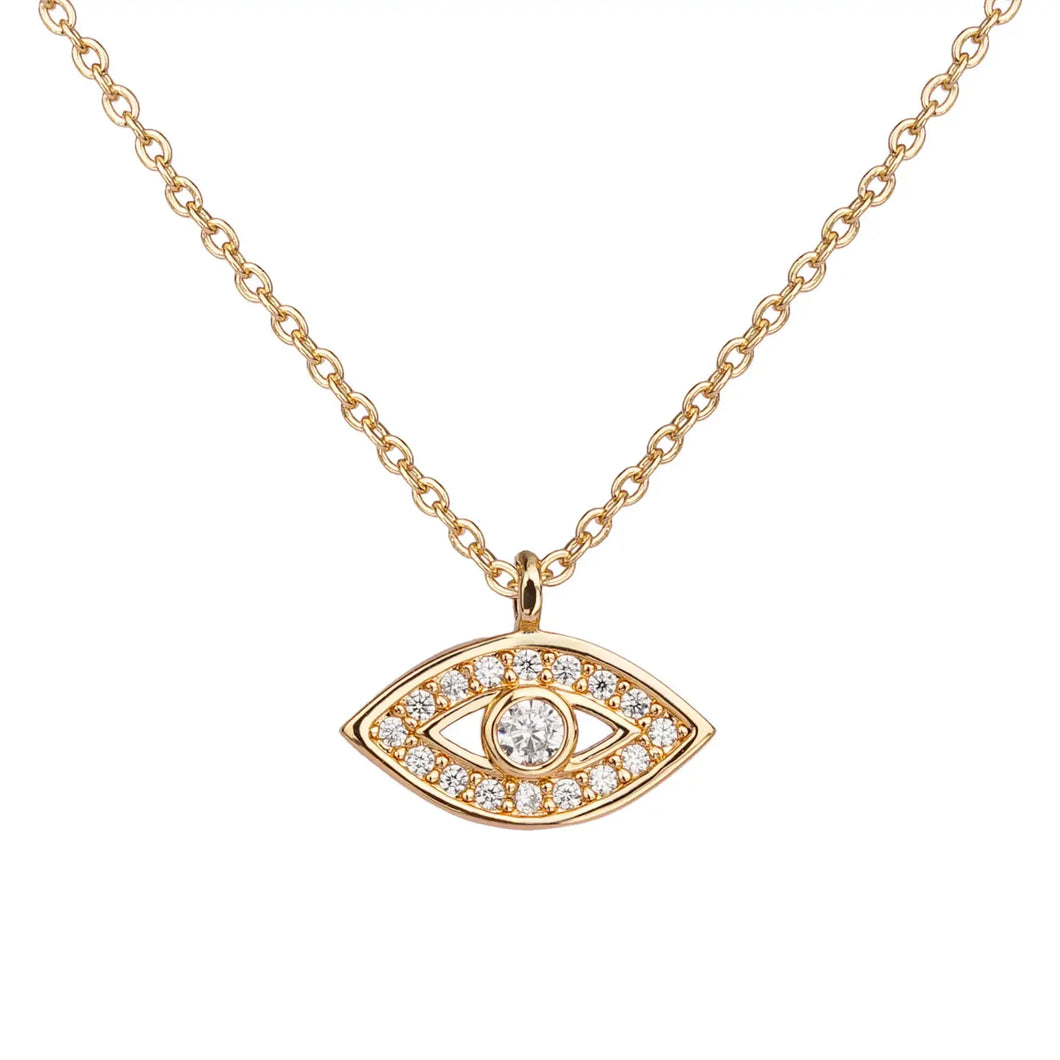 Eye Rhinestone Necklace