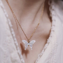 Mother of Pearl Butterfly Necklace