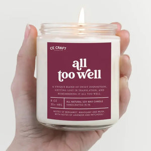All Too Well Scented Candle