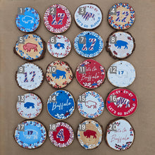Holiday Ornaments - Red & Blue Buffalo