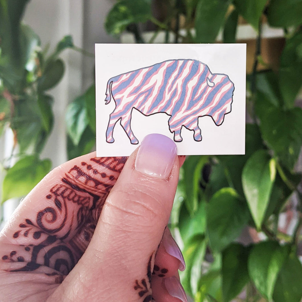 Temporary Tattoo - Buffalo Stripe