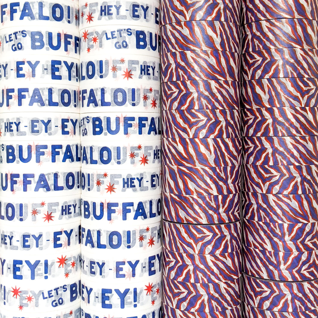 Let's Go Buffalo & Buffalo Stripe Washi Tape