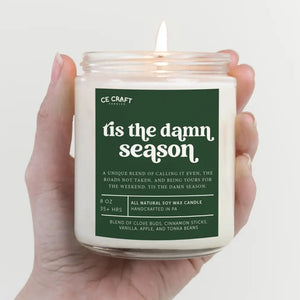 Tis the Damn Season Candle