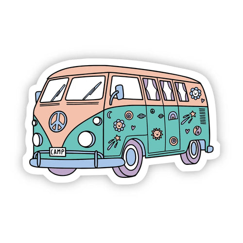 Multicolor Van Aesthetic Sticker