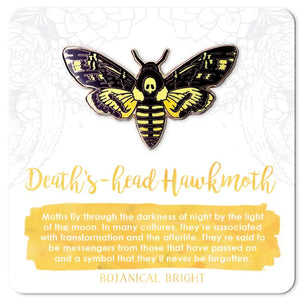 Death's-head Hawkmoth Enamel Pin