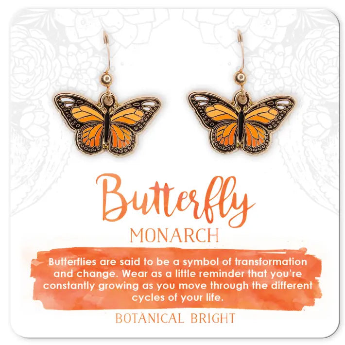 Monarch Butterfly Earrings