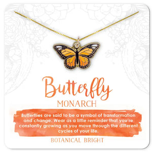 Monarch Butterfly Necklace