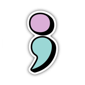 Semicolon Sticker
