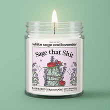 White Sage & Lavender "Sage That Sh*t" Candle