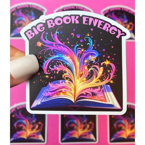 Big Book Energy Sticker